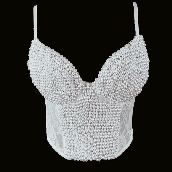 Gigi Gemme Collection Other - Pearl Corset HANDMADE